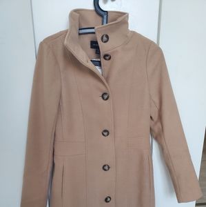 Wool camel colour coat for fall